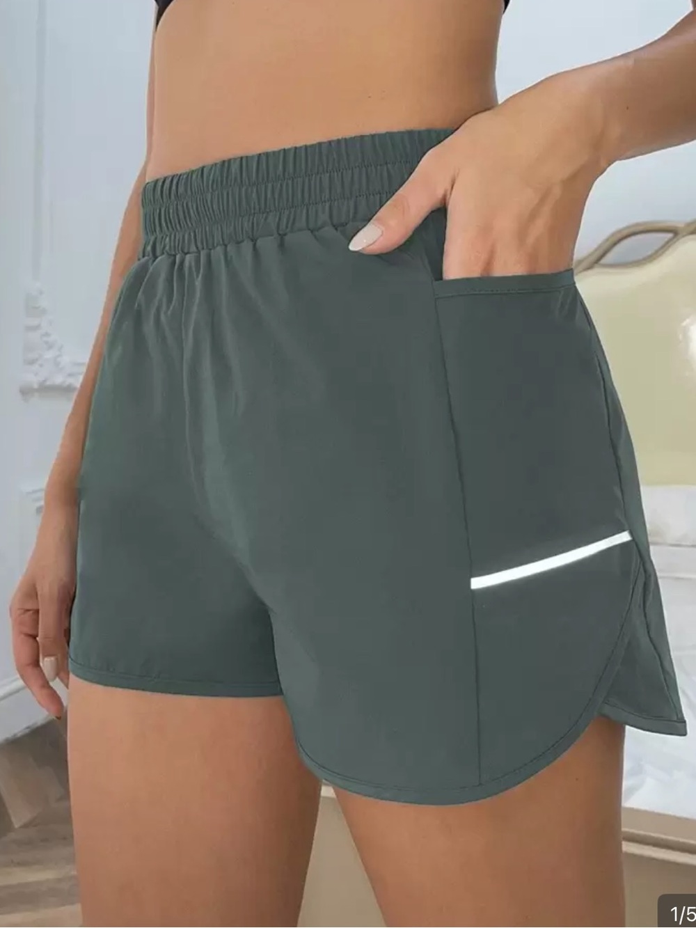 Women's Teal Running Shorts